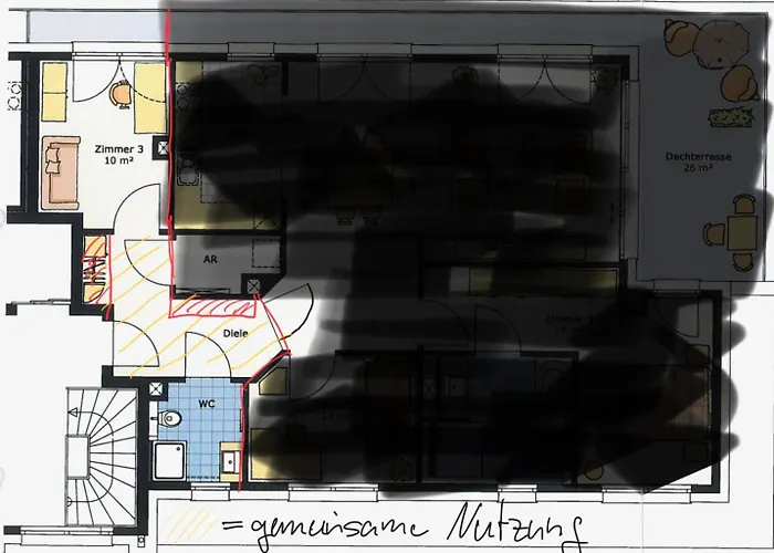 Nahe Messe - Privates Gaestezimmer Mit Bad In Einer * Kolín nad Rýnem